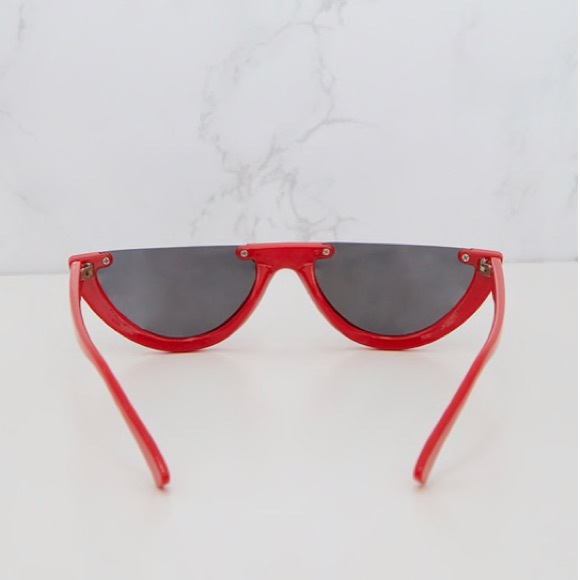 “Ruby” tiny half frame Slim Cat eye sunnies - Picture 3 of 3